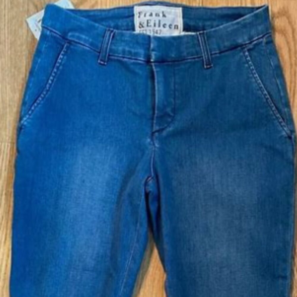 Frank & Eileen Wicklow Raw Hem Cropped Jeans Size 6
